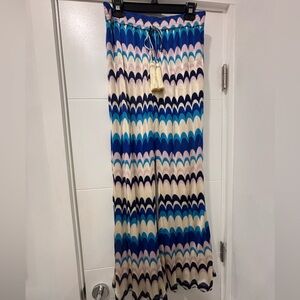 Missoni inspired Alexis knitted pant with Tassel Drawstring